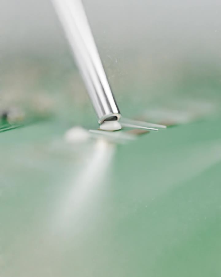 Dispensing flux on PCB pads